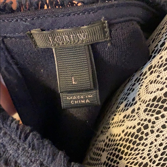 J crew navy blouse - Picture 5 of 5